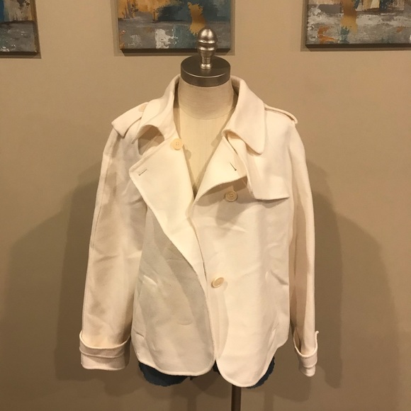 NWOT Gorgeous cream short pea coat! - Picture 5 of 6